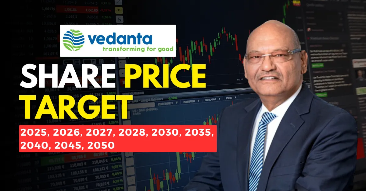 Vedanta Share Price Target 2025, 2026, 2027, 2028, 2030, 2035, 2040, 2045, and 2050