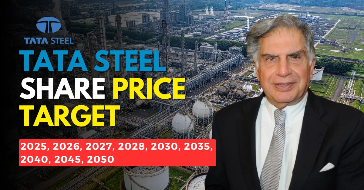 Tata Steel Share Price Target 2025, 2026, 2027, 2028, 2030, 2035, 2040, 2045, 2050