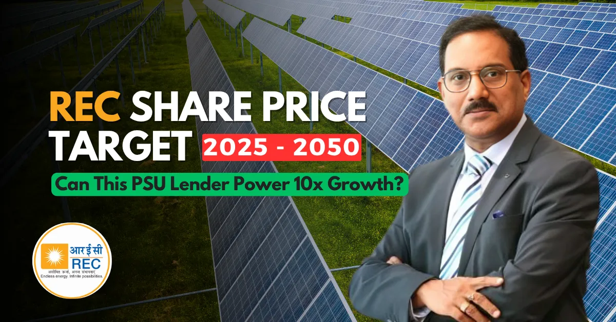 REC Ltd Share Price Target 2025 to 2050: Can This PSU Lender Power 10x Growth?